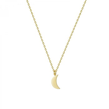 Moon Necklace Gold