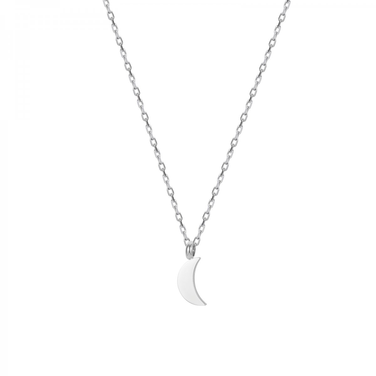Moon Necklace Silver