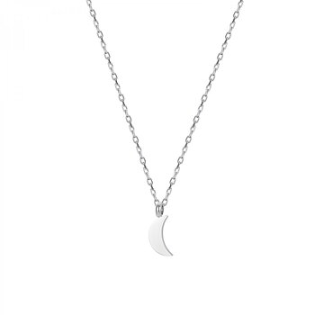 Moon Necklace Silver