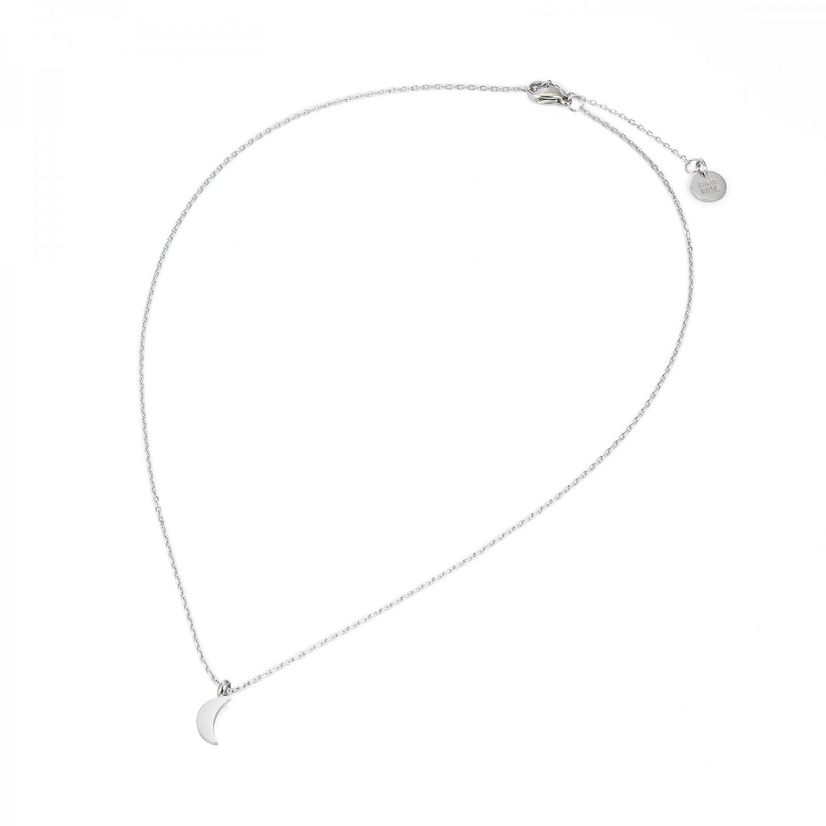 Moon Necklace Silver - 2