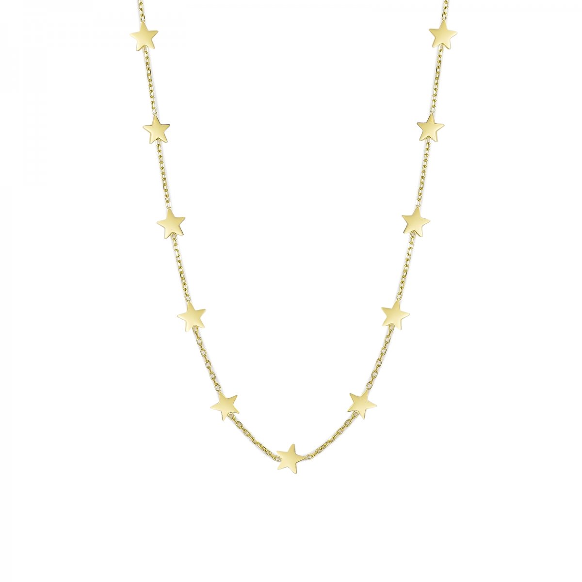 Stars Align Necklace Gold