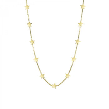 Stars Align Necklace Gold