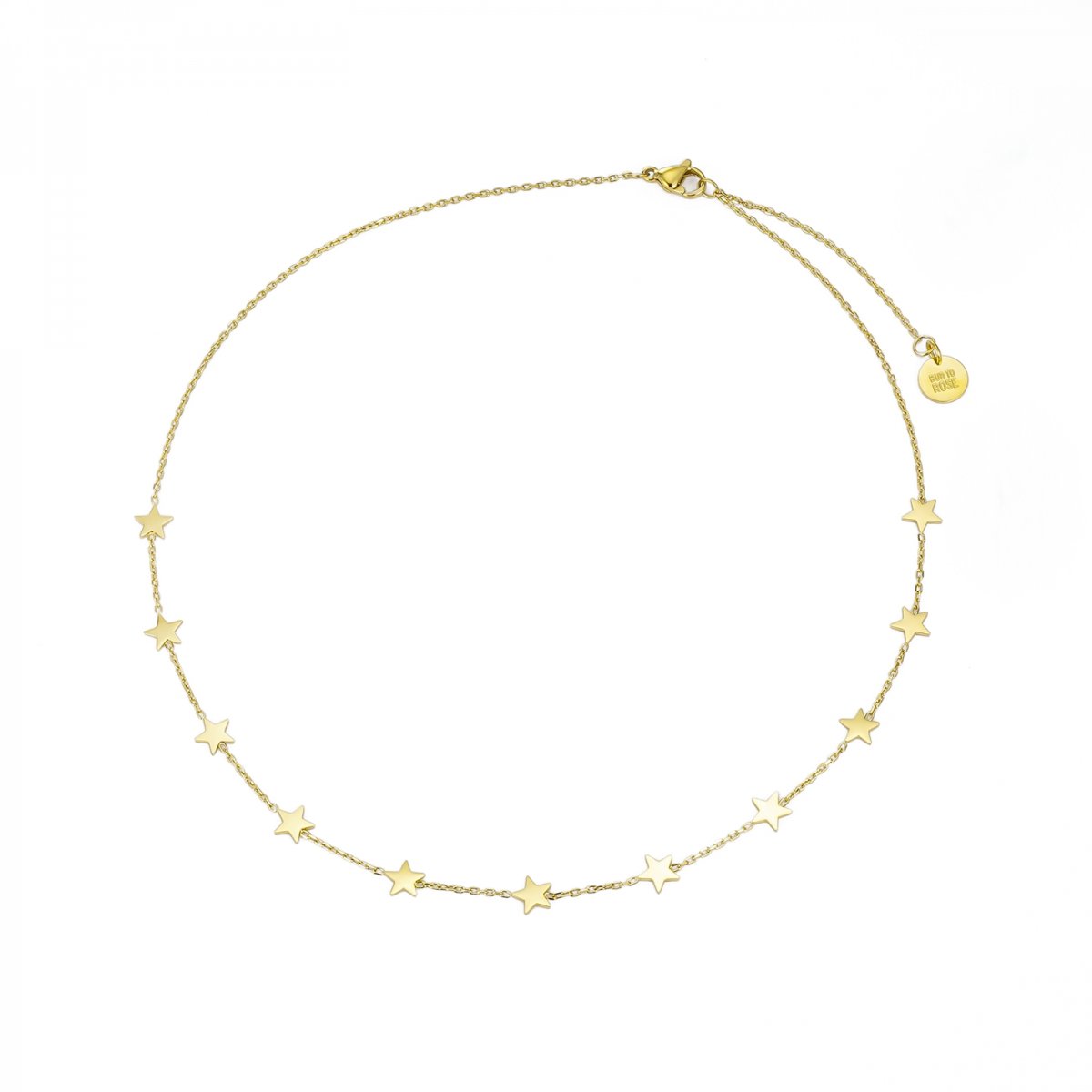 Stars Align Necklace Gold - 2