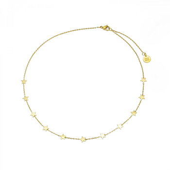 Stars Align Necklace Gold
