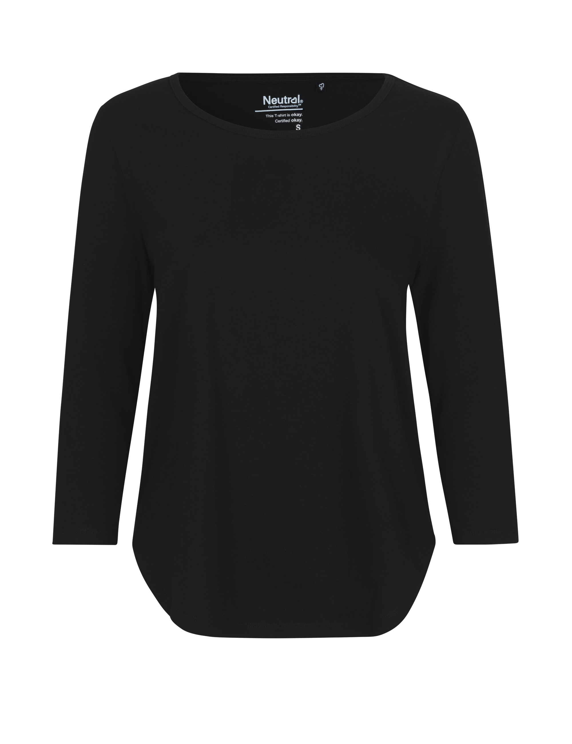 Neutral - 3/4 Armlängd T-shirt - Dam - Fairtrade, EKO & GOTS - 6 olika färger - 5