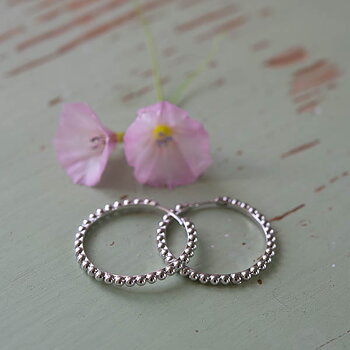 Ioaku -  Berry Midi Hoops Silver