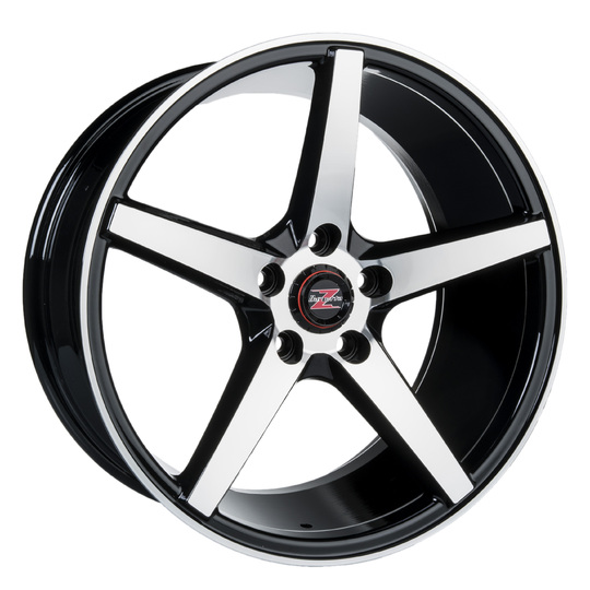Barzetta Capitano Black Polished 9x18" 5x112 et:35