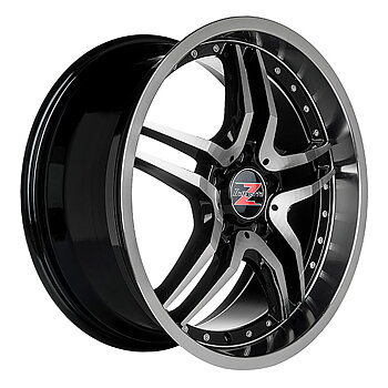 Barzetta GT Black Polished 8x18 5x112 et:45