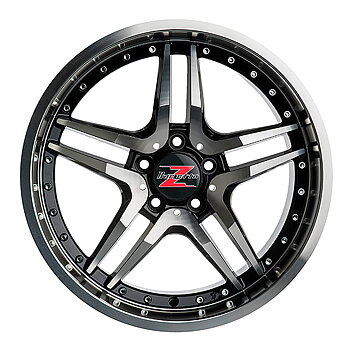 Barzetta GT Black Polished 8x18 5x112 et:45