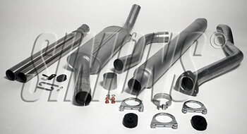 2,5" sportavgassystem 900 81-88 Turbo. Helsats