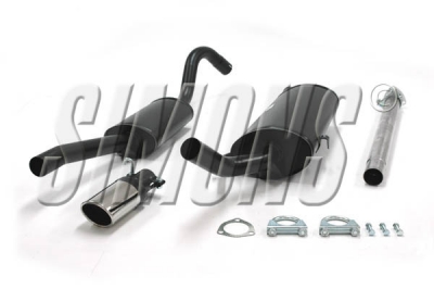 2,5"" sportavgassystem 900 88-93. Halvsats (ej turbo)