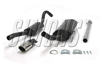 2,5" sportavgassystem 900 88-93. Halvsats (ej turbo)