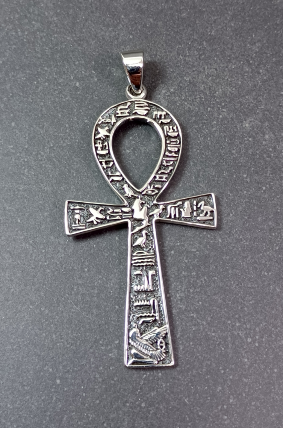 Ankh Kors hänge i silver