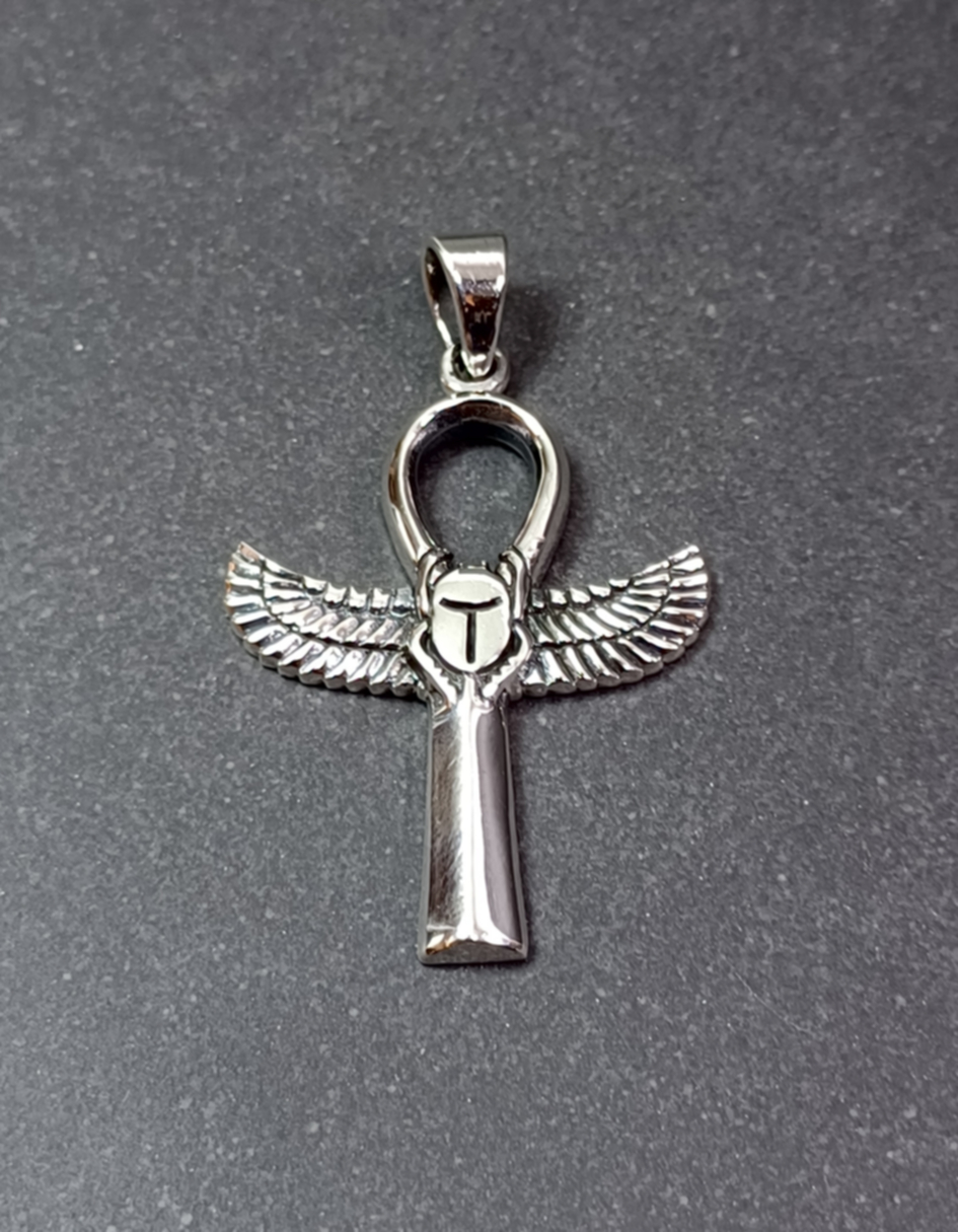 Ankh Kors hänge i silver