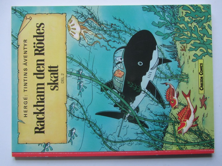 Tintin 12 Rackham den Rödes skatt 11:e uppl. 1995 