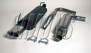 2,5" sportavgassystem 9-3 98-02 2,0T. Halvsats