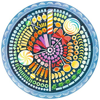 Circle of Colours Candy 500 Bitar Ravensburger