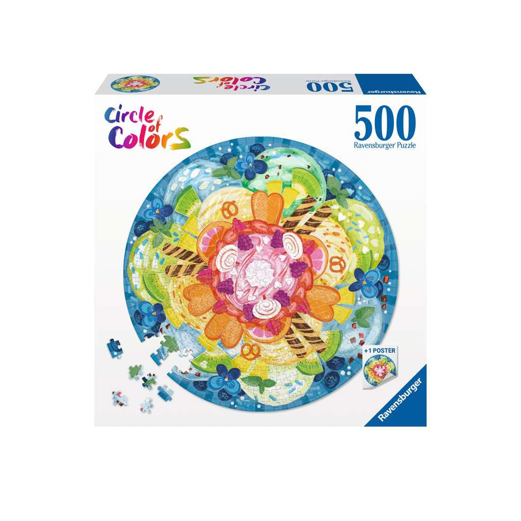 Circle of Colours- Ice Cream 500 Bitar Ravensburger - 2