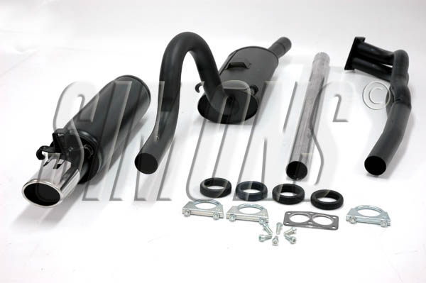 2,5"" sportavgassystem Ascona/Manta A. Helsats efter grenröret