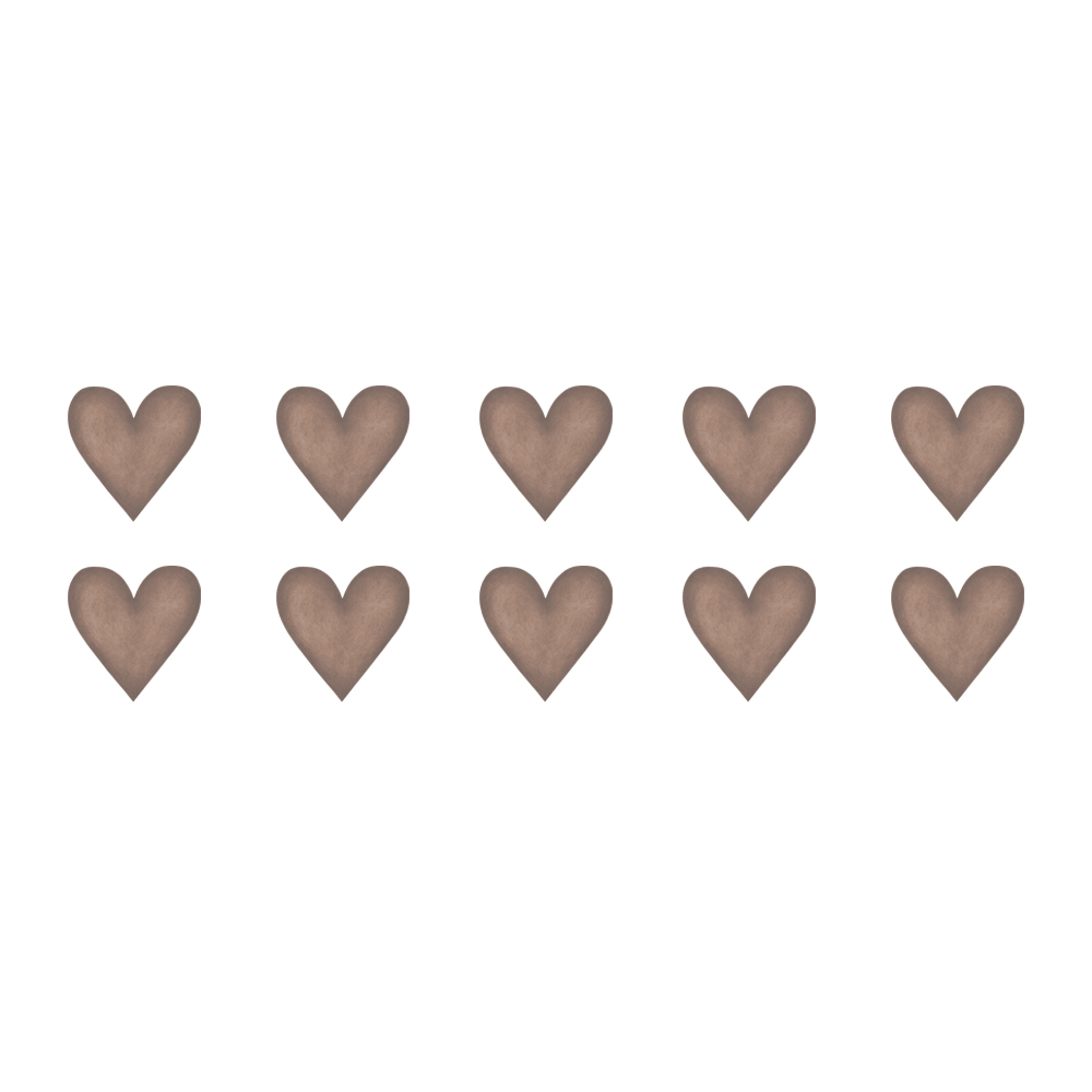 Brown Hearts