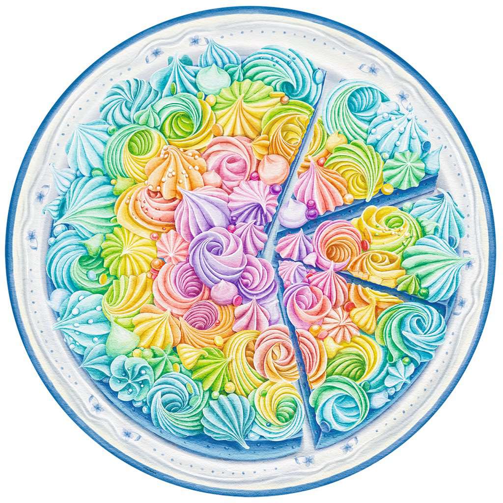 Circle of Colours-Rainbow Cake 500 Bitar Ravensburger