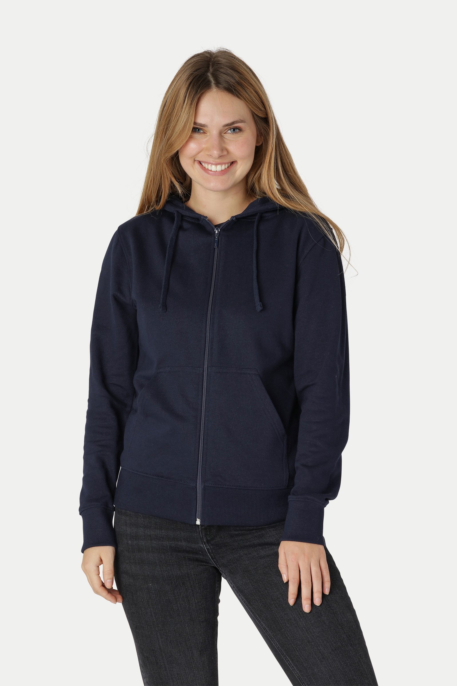 Neutral - Hoodie/Hoodtröja med dragkedja - Dam - Fairtrade, EKO & GOTS - 25 olika färger - 17