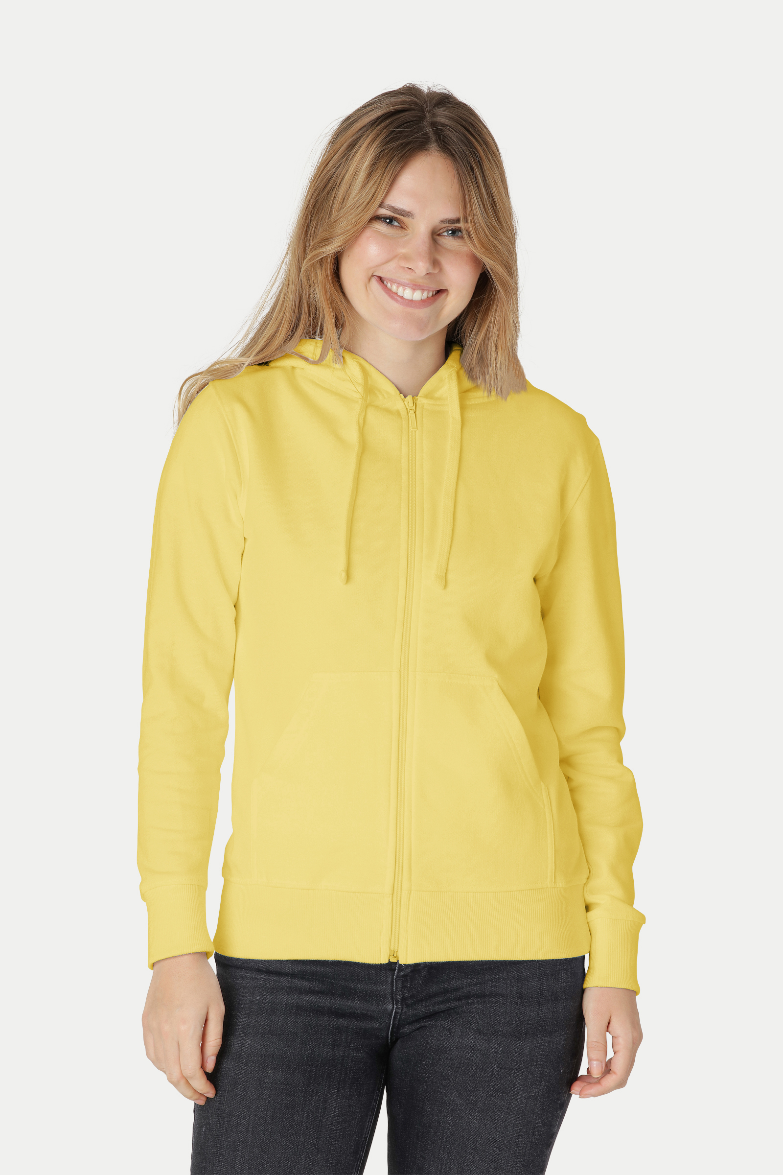 Neutral - Hoodie/Hoodtröja med dragkedja - Dam - Fairtrade, EKO & GOTS - 25 olika färger - 10