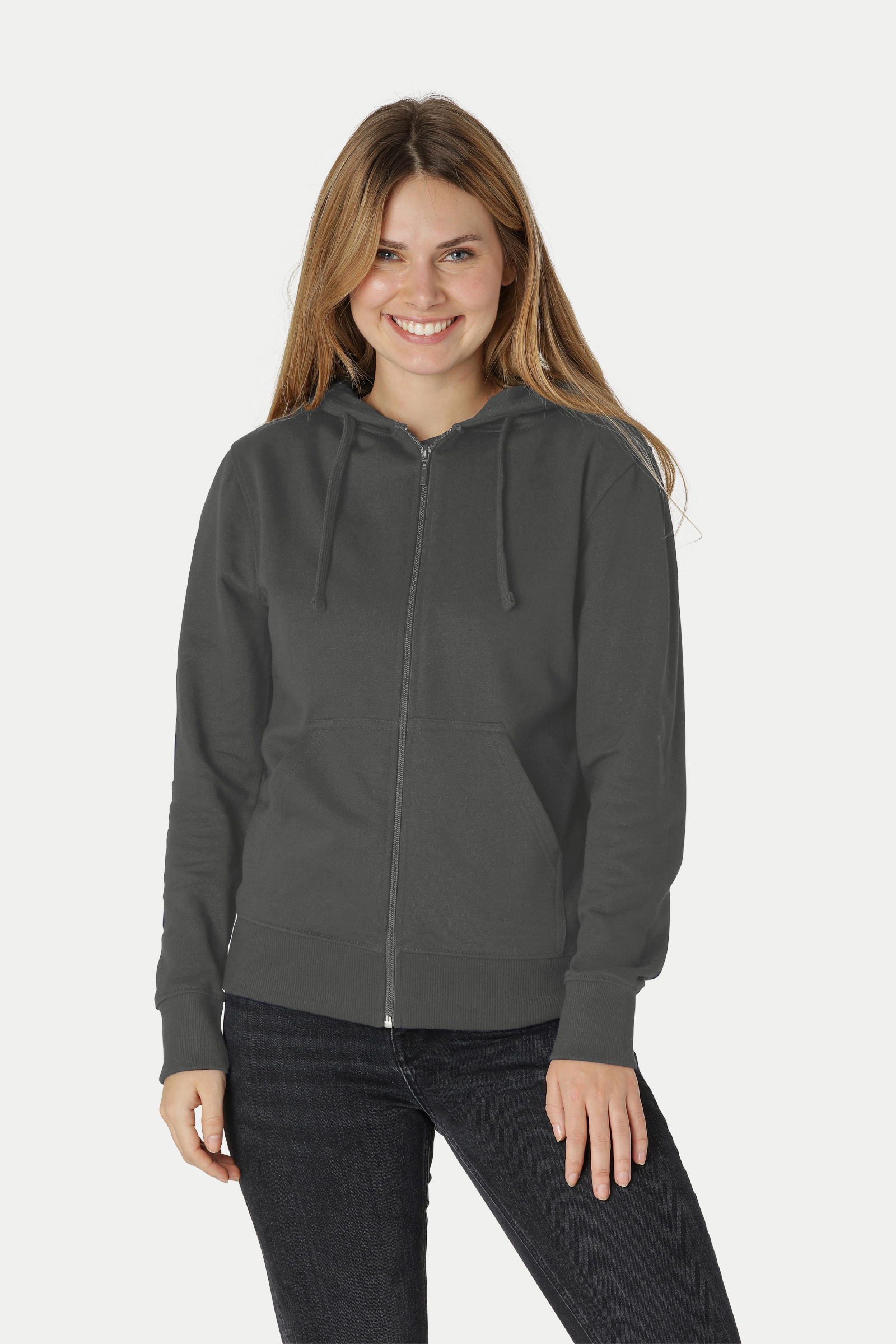 Neutral - Hoodie/Hoodtröja med dragkedja - Dam - Fairtrade, EKO & GOTS - 25 olika färger - 6