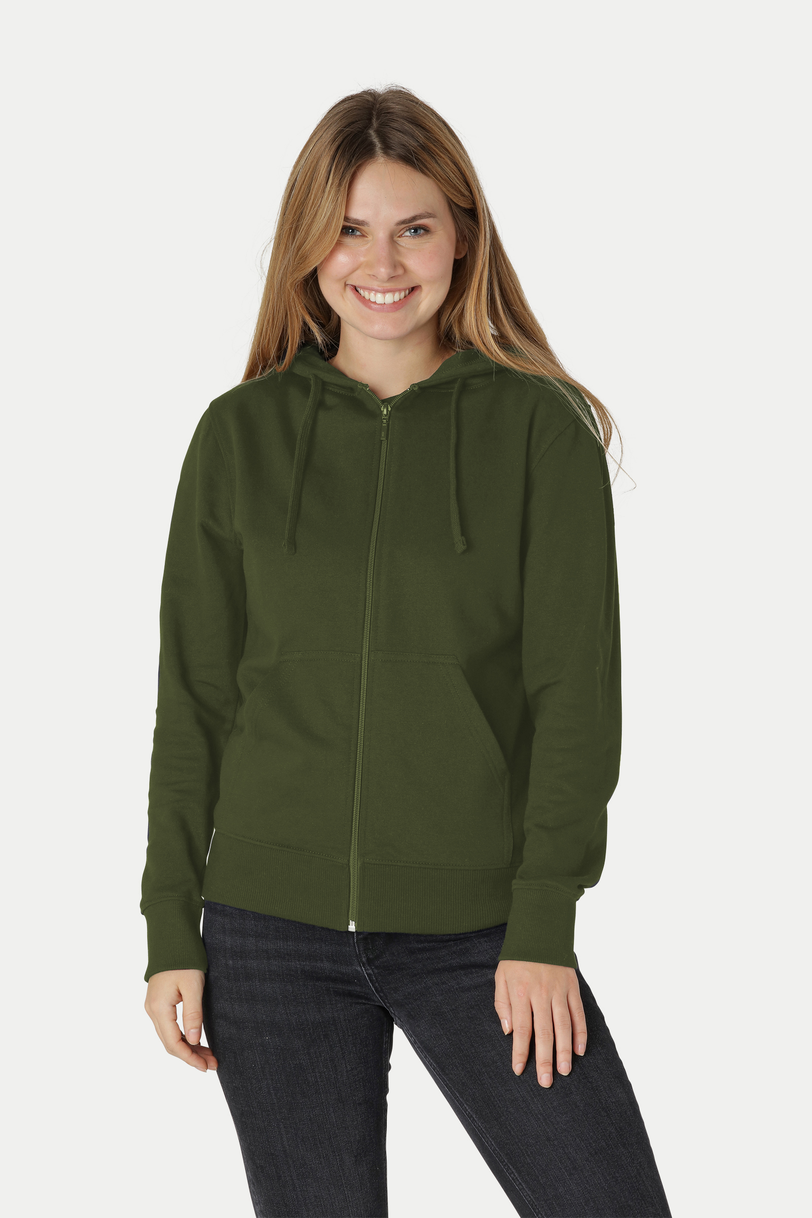 Neutral - Hoodie/Hoodtröja med dragkedja - Dam - Fairtrade, EKO & GOTS - 25 olika färger - 16
