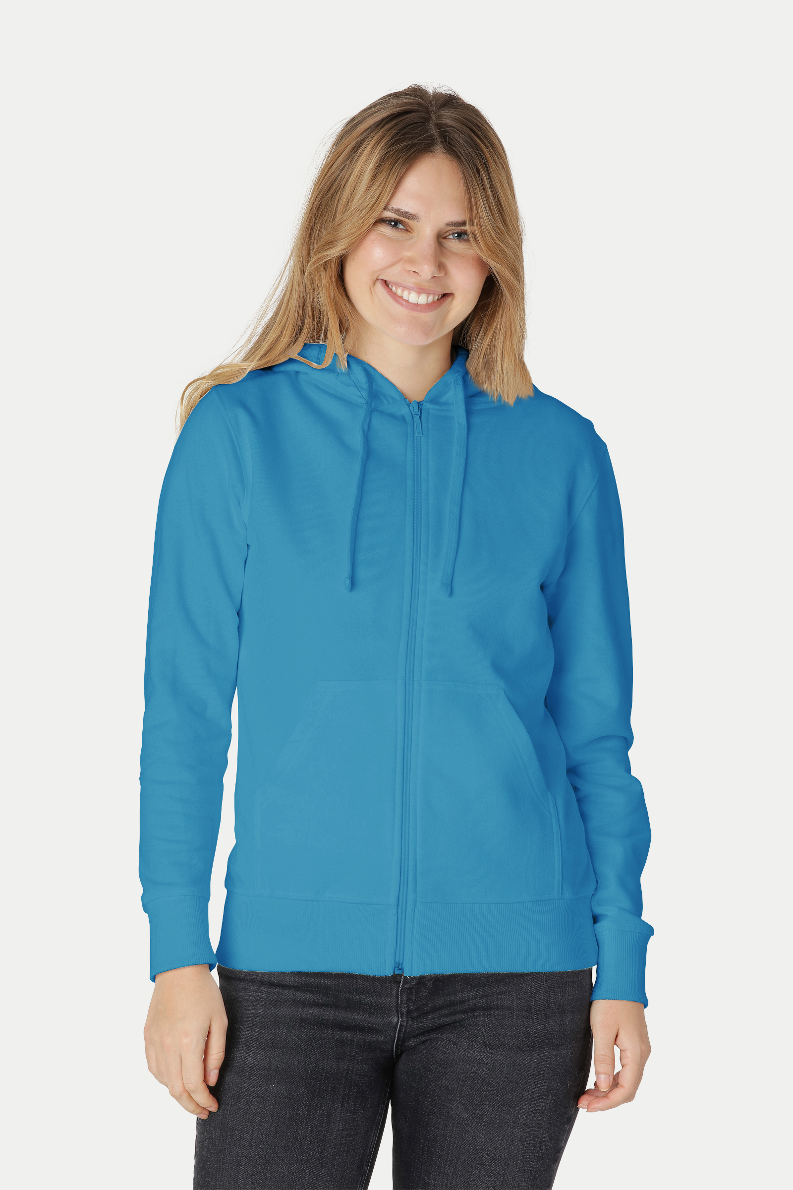 Neutral - Hoodie/Hoodtröja med dragkedja - Dam - Fairtrade, EKO & GOTS - 25 olika färger - 23