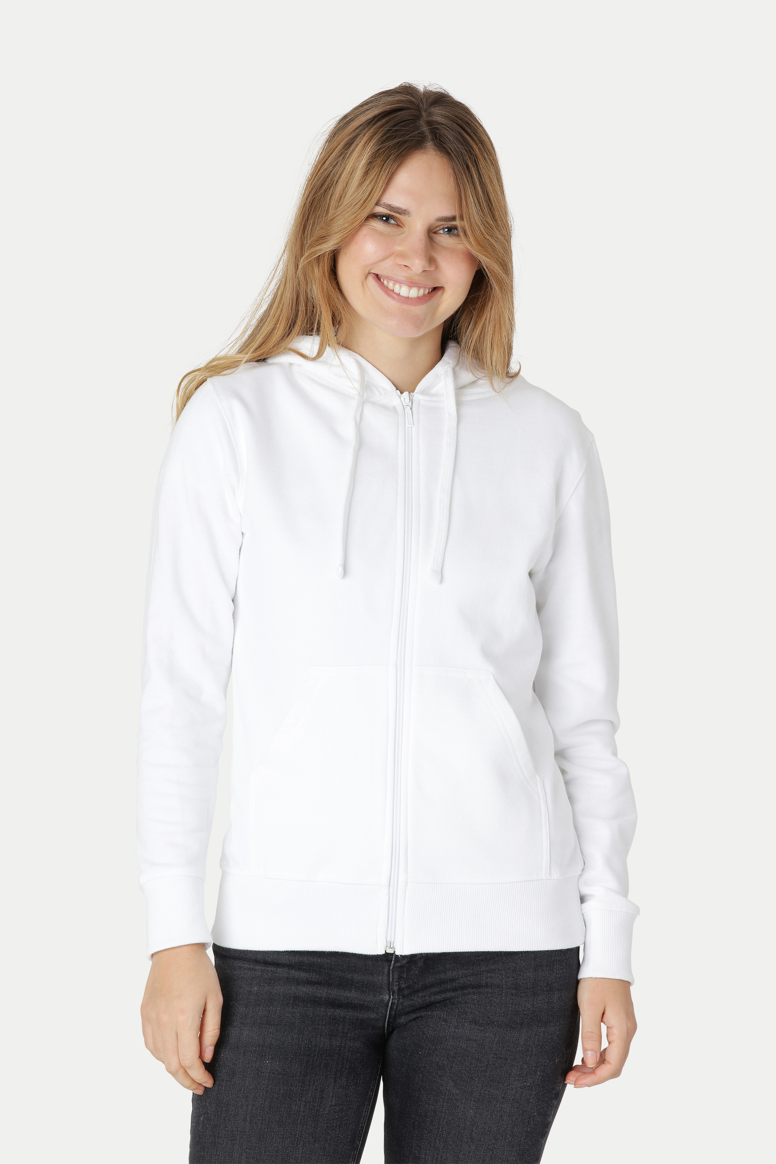 Neutral - Hoodie/Hoodtröja med dragkedja - Dam - Fairtrade, EKO & GOTS - 25 olika färger - 25
