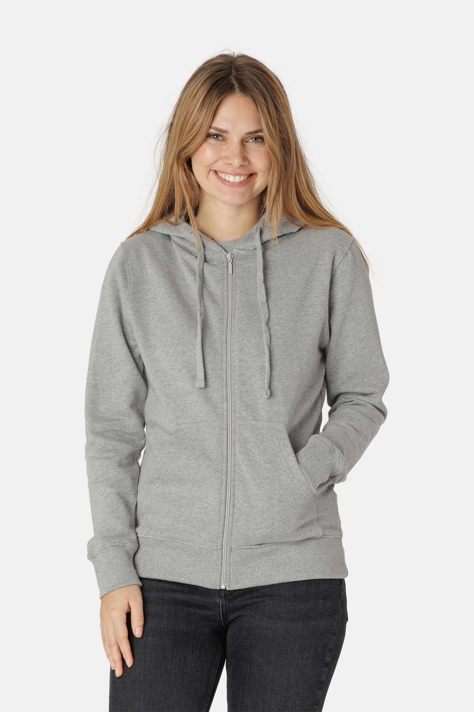 Neutral - Hoodie/Hoodtröja med dragkedja - Dam - Fairtrade, EKO & GOTS - 25 olika färger - 12