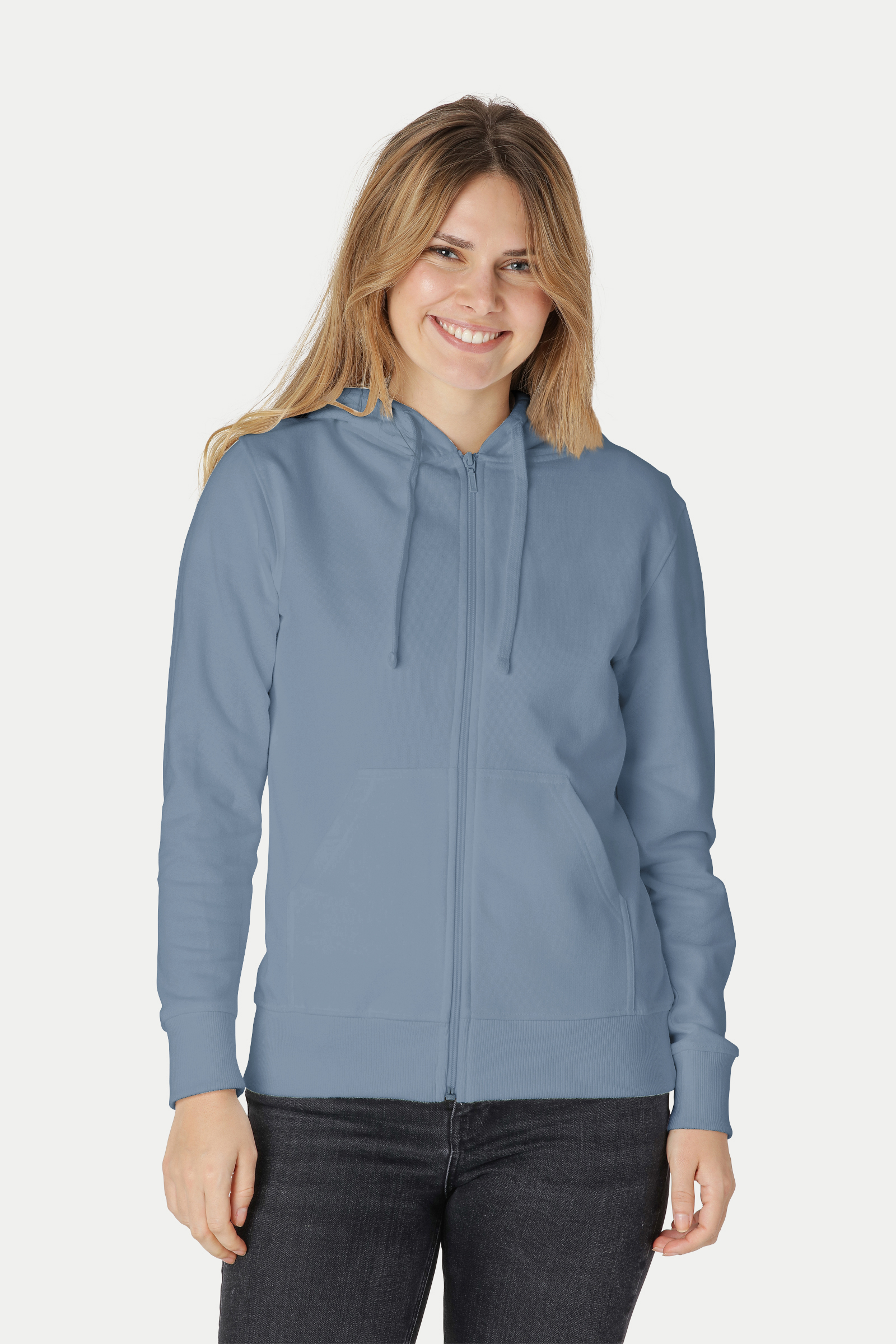 Neutral - Hoodie/Hoodtröja med dragkedja - Dam - Fairtrade, EKO & GOTS - 25 olika färger - 8
