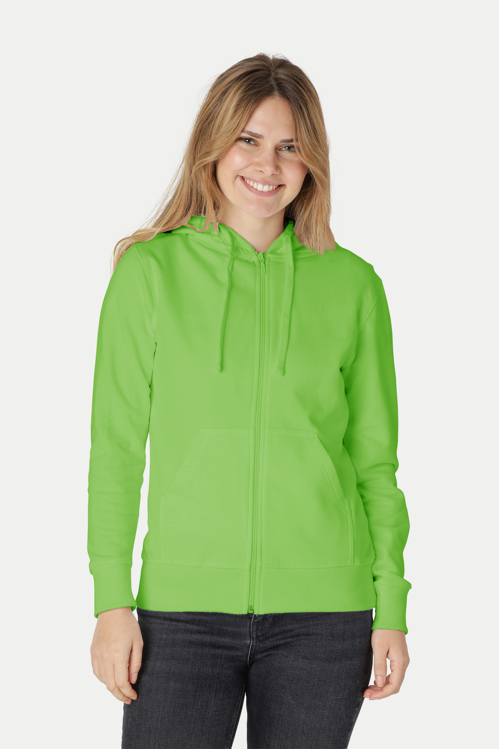 Neutral - Hoodie/Hoodtröja med dragkedja - Dam - Fairtrade, EKO & GOTS - 25 olika färger - 14