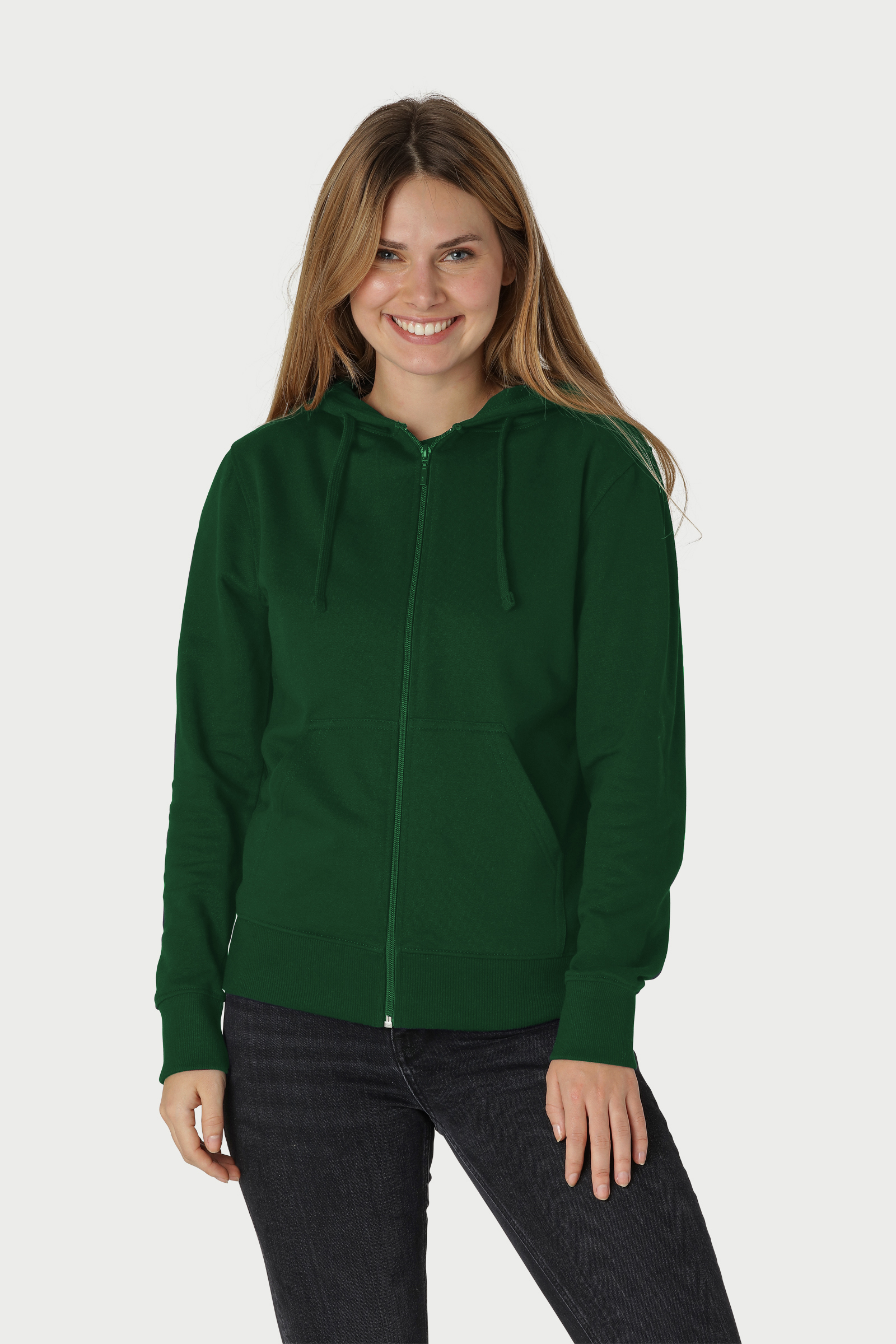 Neutral - Hoodie/Hoodtröja med dragkedja - Dam - Fairtrade, EKO & GOTS - 25 olika färger - 3