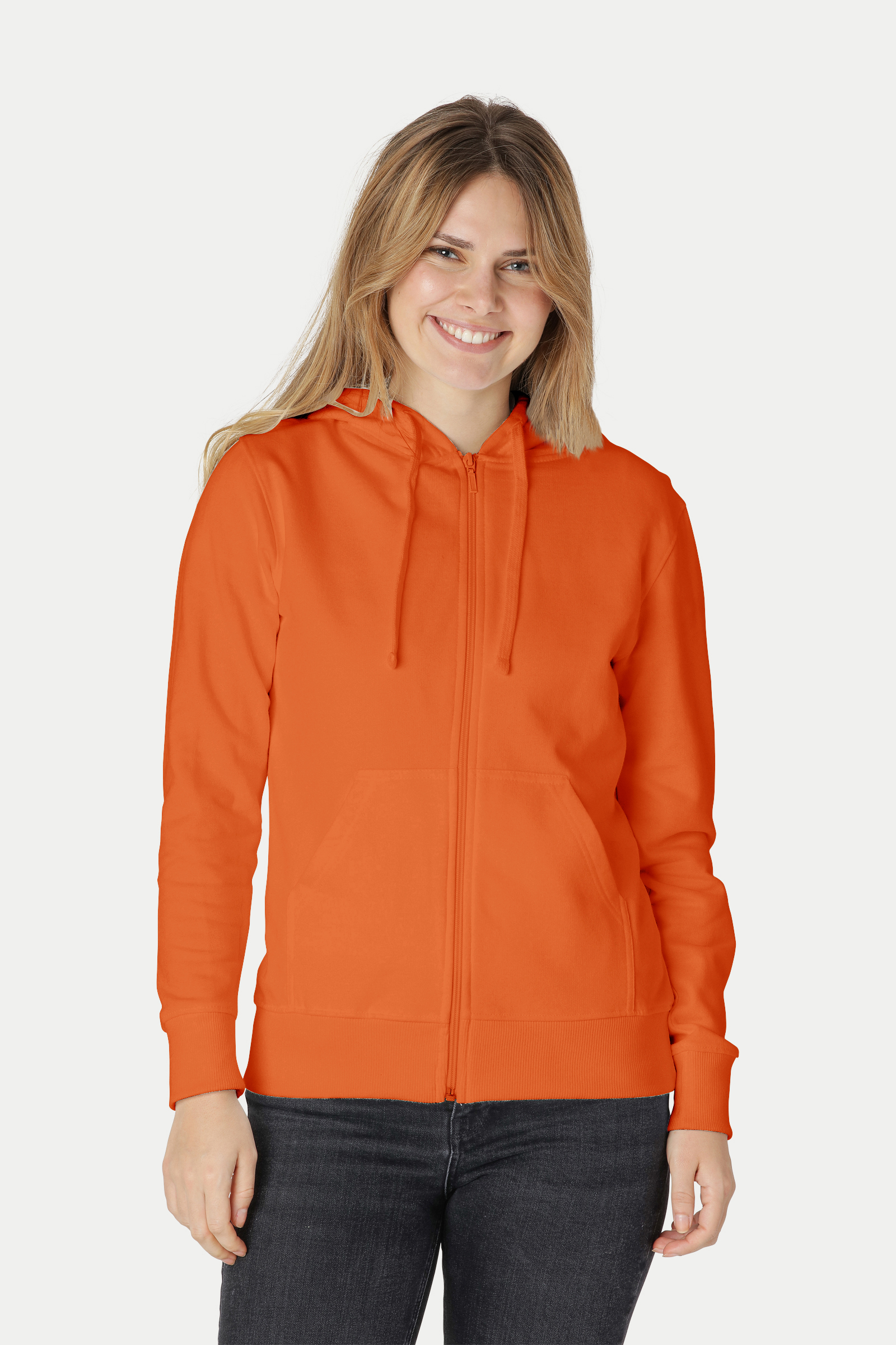 Neutral - Hoodie/Hoodtröja med dragkedja - Dam - Fairtrade, EKO & GOTS - 25 olika färger - 18