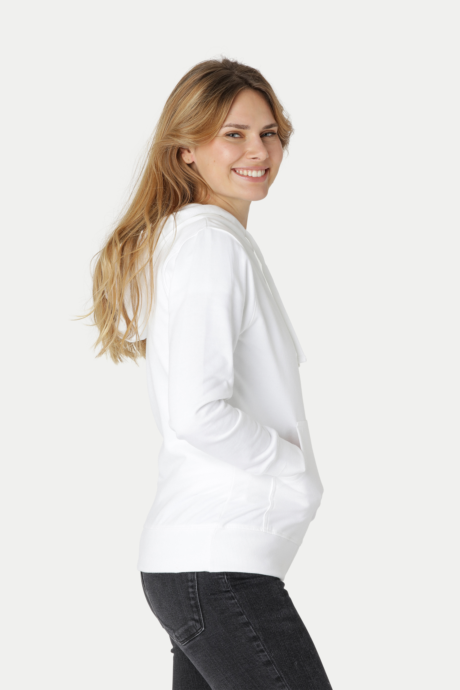Neutral - Hoodie/Hoodtröja med dragkedja - Dam - Fairtrade, EKO & GOTS - 25 olika färger - 27