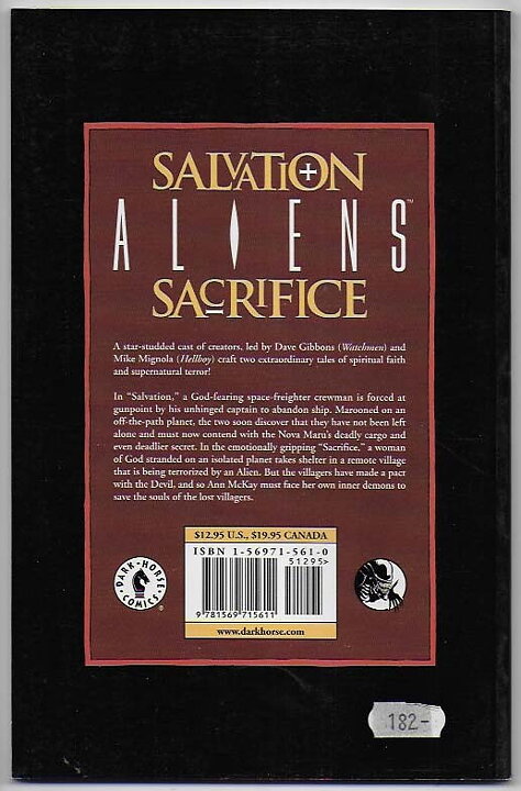Aliens: Salvation and Sacrifice TP VF/NM