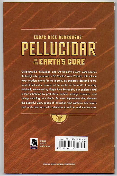 Edgar Rice Burroughs Pellucidar: At The Earth's Core TP NM-