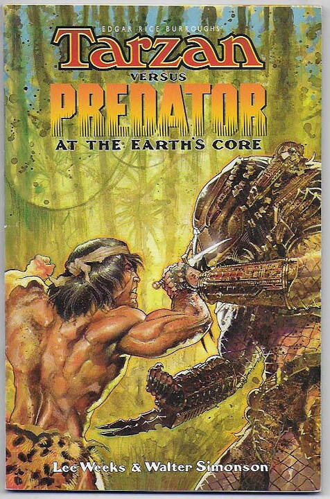 Tarzan Versus Predator: At The Earth's Core TP VF+ Solblekt på ryggen