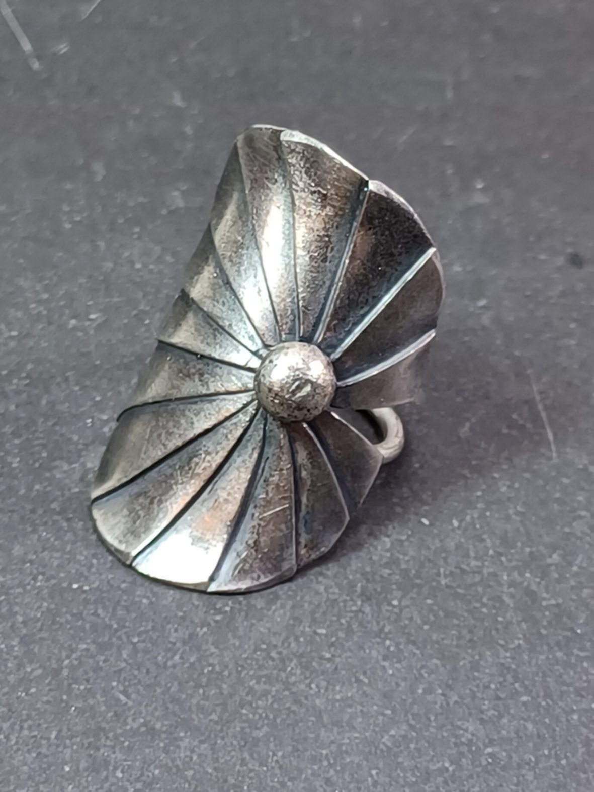 Silver Ring me d Blomma