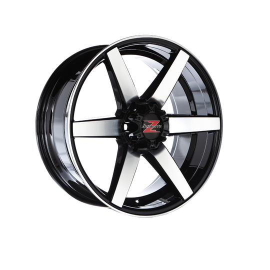 Barzetta Terreno Black Polish 9x18 bultcirkel: 6x139.7 et:10 - 2