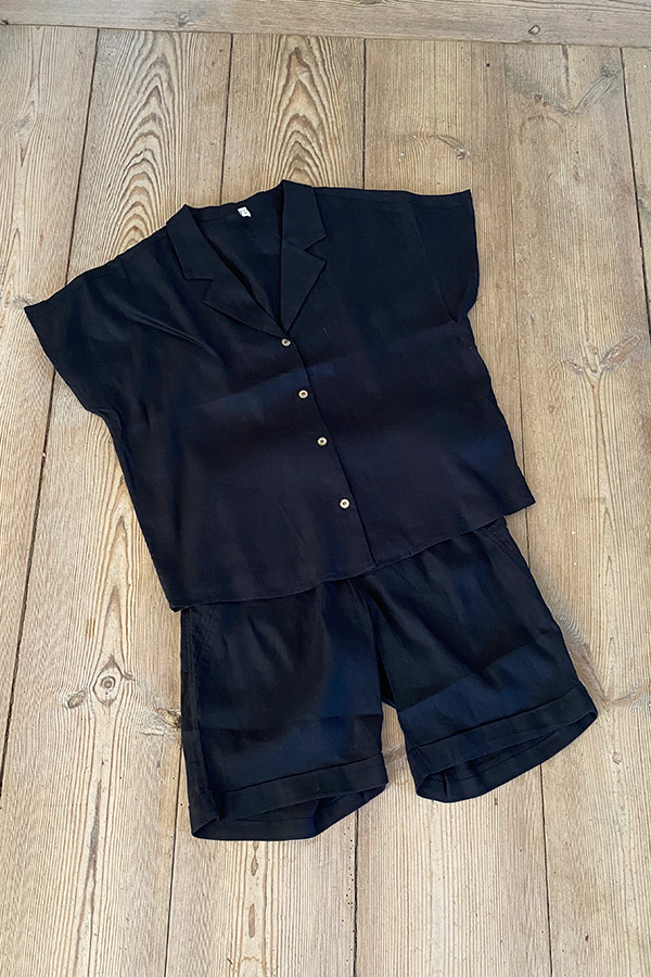 Pulz - Luca Wing Sl Shirt Black Beauty - 4