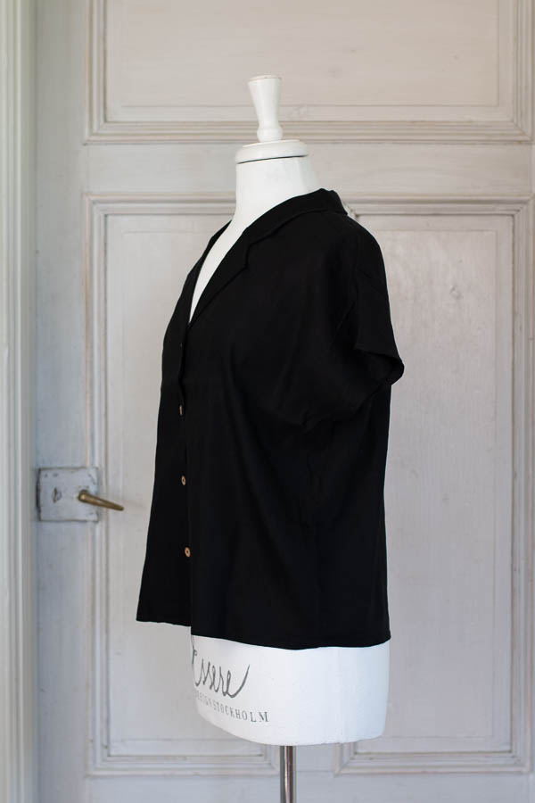 Pulz - Luca Wing Sl Shirt Black Beauty - 2