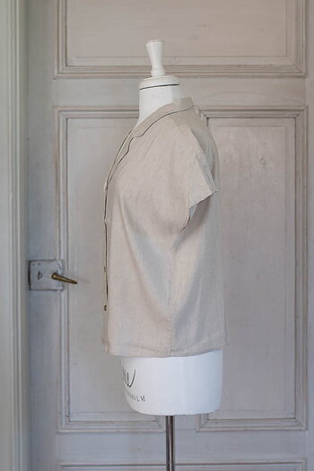 Pulz - Luca Wing Sl Shirt Sandshell Melange