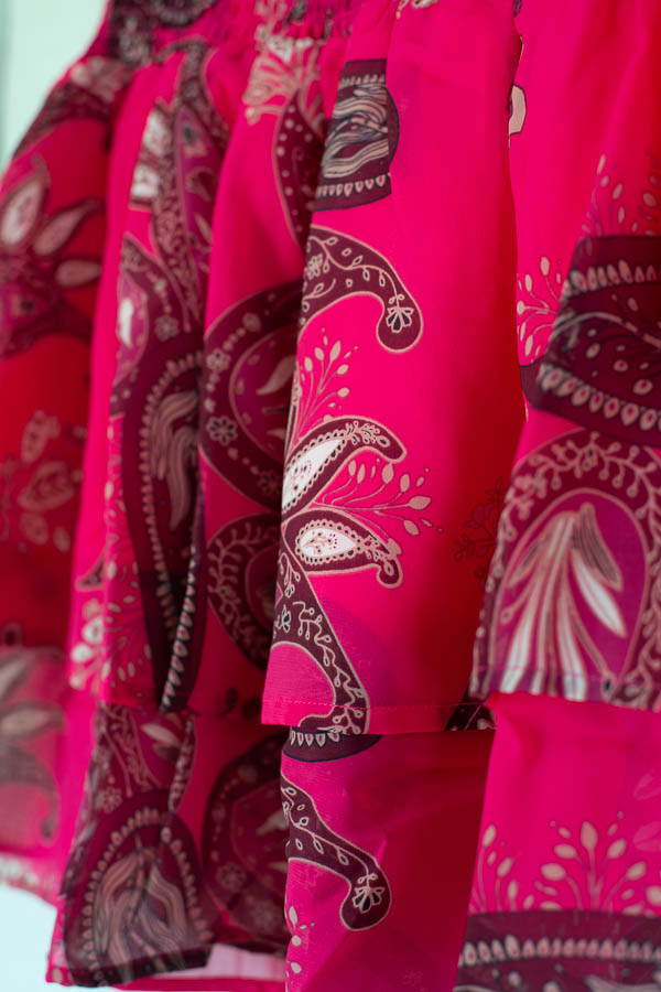Pulz - Maya Skirt Pink Printed - 5