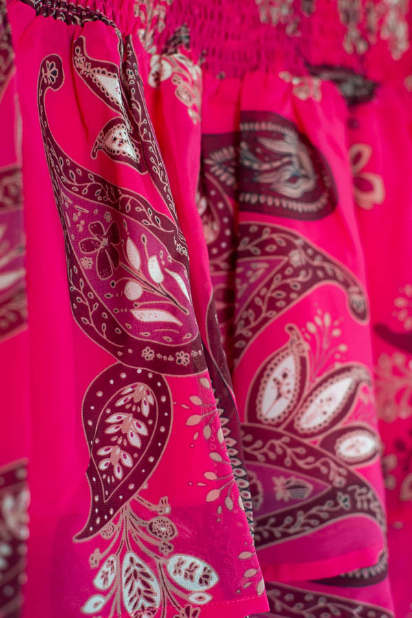 Pulz - Maya Skirt Pink Printed - 3