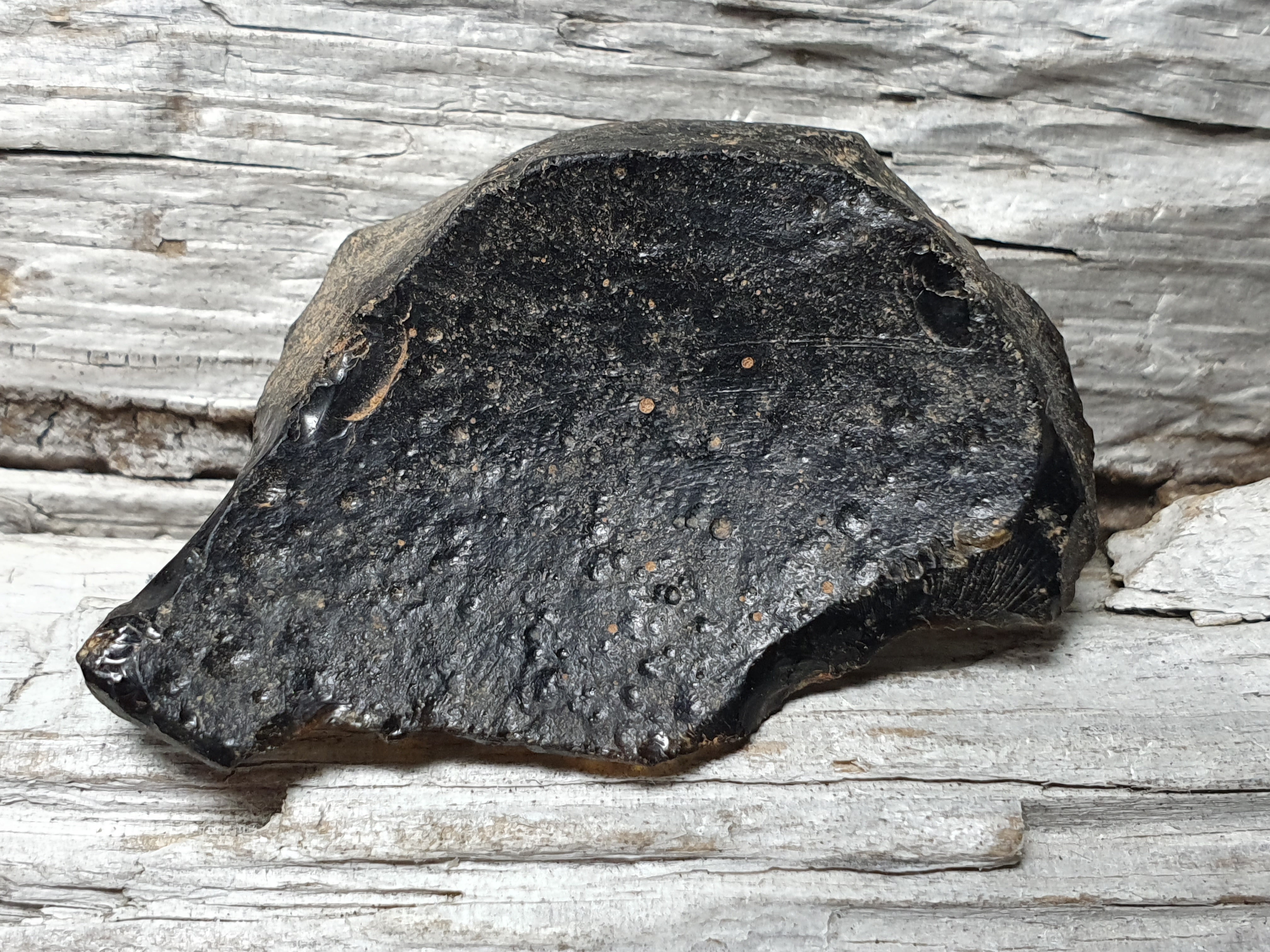 Indochinit, Tektit ( s.k. meteoritglas ) ca. 41 x 27,4mm - 2