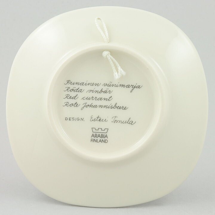 Esteri Tomula (Botanica 1984) Red Currant Wall Plaque 13 cm