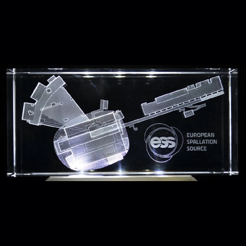 3D Rektangular Kristall Block  15x7x3 cm  Stehende oder liegende Blöcke